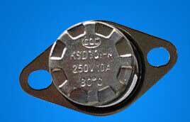 Bimetallic refrigerator temperature controller