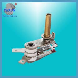 Adjustable bimetal thermostat