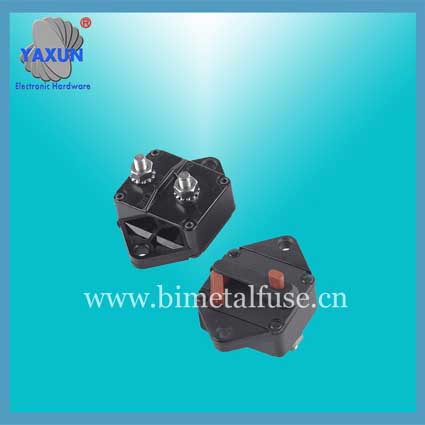 High current manual reset overload protector