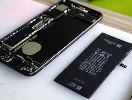 Mobile phone battery circuit protection component design