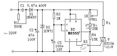 555 time base integrated electric blanket thermostat circuit 