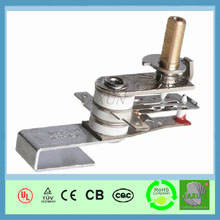 Electric iron thermostat