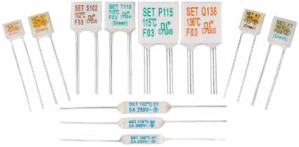 plastic-metal type thermal fuse