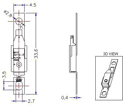Hair dryer temperature control switch