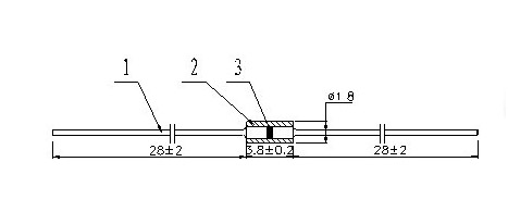 Axial Bleiglas MF58 NTC Thermistor