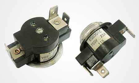 Fehleranalyse des Sprung thermostat mit manueller Rückstellung