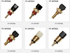 estructura de composición del sensor de temperatura del agua del automóvil