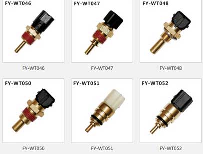 Estructura de sensores de temperatura del agua de automóviles