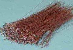 Single-ended glass seal thermistor 100K B = 4200 R / T table download