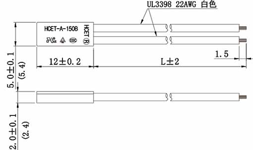 Miniature temperature switch 