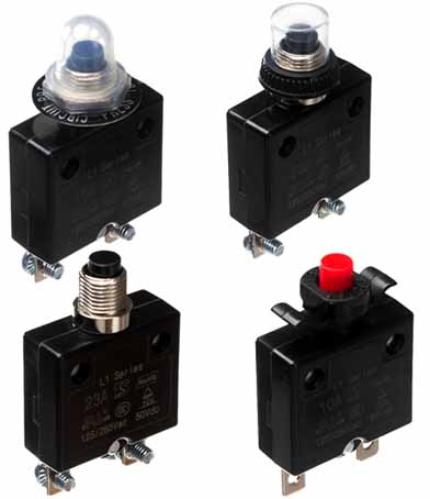 Overload protection circuit breaker 