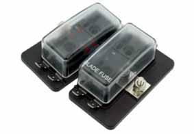 4-Wege-Auto sicherungskasten mit Beleuchtung