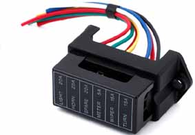 arnés de cableado de caja de fusibles de coche de 6 vías