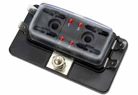 1 in 4 out medium size car fuse holder