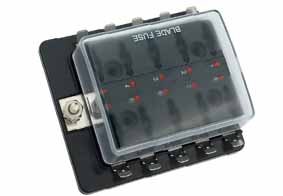 1 in 10 out ATO car blade fuse box