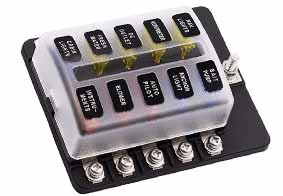 1 in 4 out medium size car fuse holder 