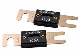 gold-plated, slow blow, automotive fuse 