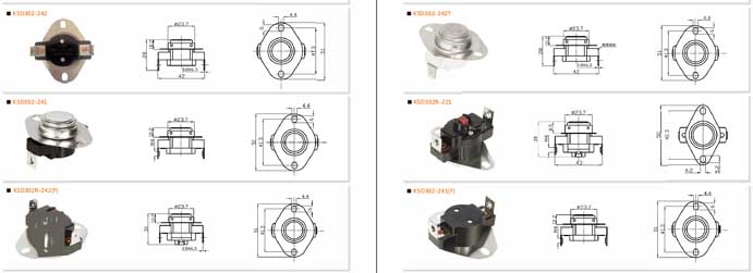 thermal cut-off switches