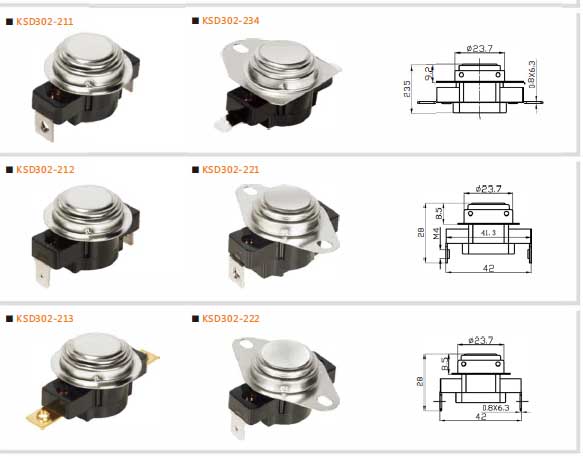 Bimetal thermal protection switch